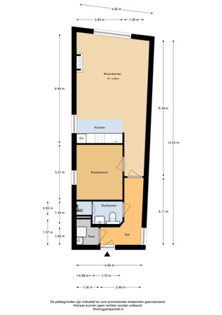 Floorplan - Zachariassteeg 1, 3441 CV Woerden